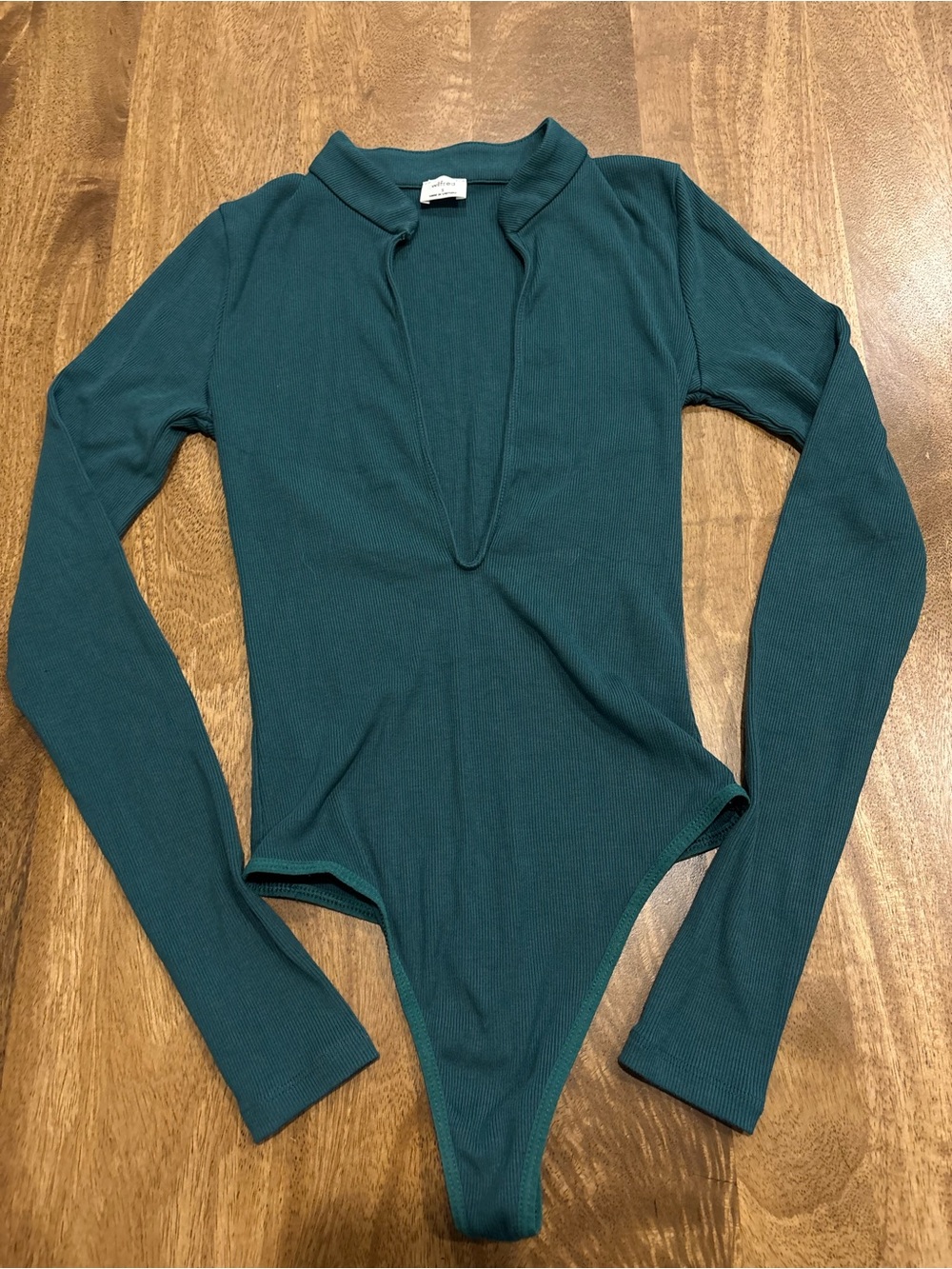Wilfred Long Sleeve Deep V Bodysuit